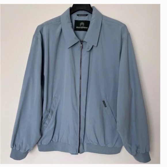 Weatherproof Men’s Microfiber Dusk Blue Bomber Jacket size XXL - Picture 5 of 13